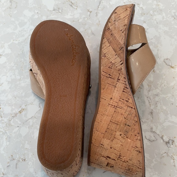 Sam Edelman nude patent leather wedge - Picture 3 of 3